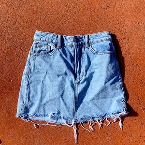 Blue jean skirt